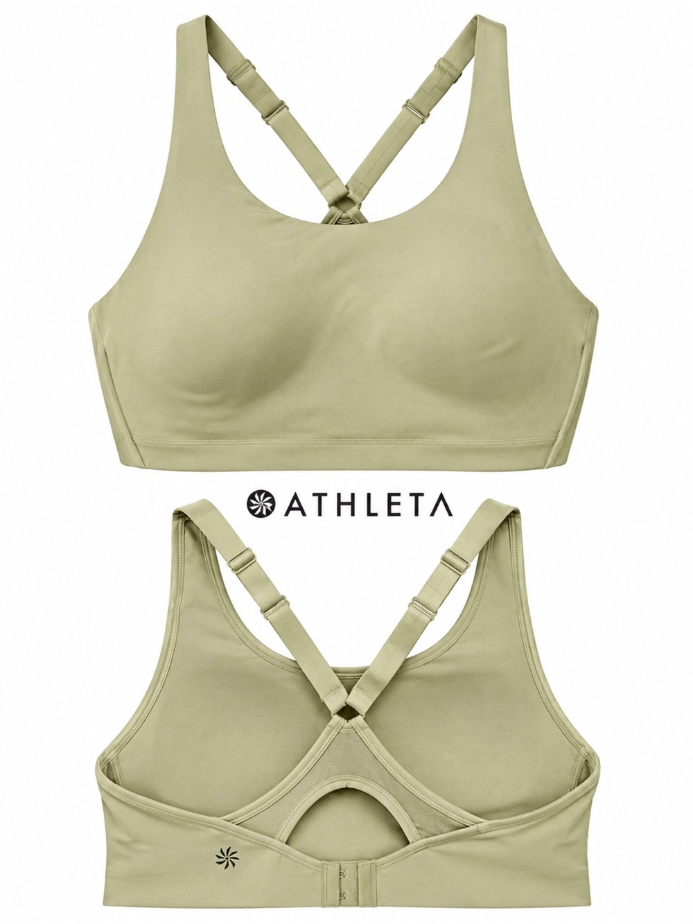 Like New - Athleta Adjustable Strappy High-Support Sports Bra - 34C